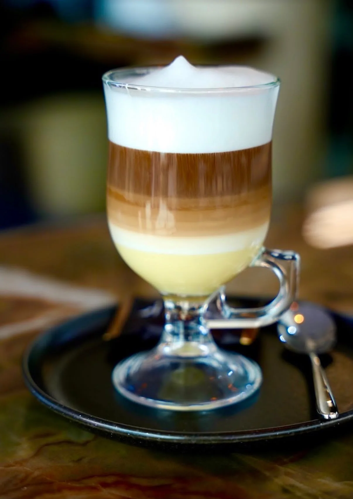 Café barraquito servido en Gardenia